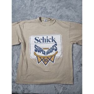 VINTAGE Starter 90s Shirt‎ Extra Large Schick Super Hoops NBA Logo Basketball